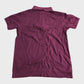 Ted Baker Burgundy Textured Polo Shirt