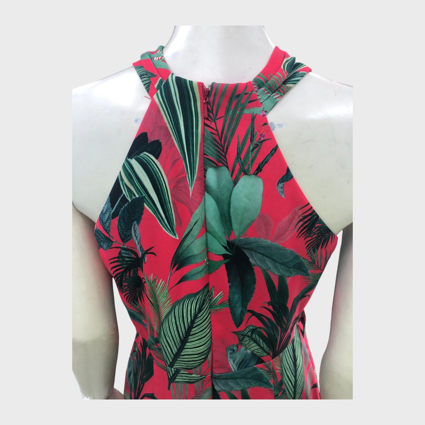Multi Coloured Branded Palm Tree Print Jumpsuit