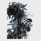 Black Rose Floral Skeleton Halloween Decoration Wreath