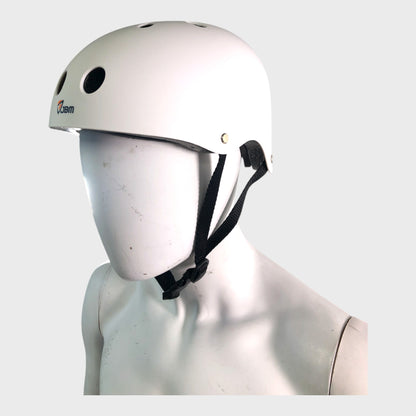 White JBM Bike and Skate Helmet