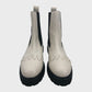 White Branded Chelsea Boots