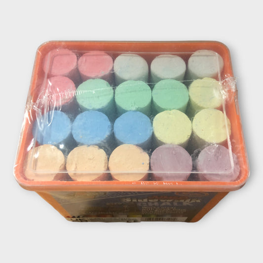 Jumbo Sidewalk Chalk - 20 Pieces