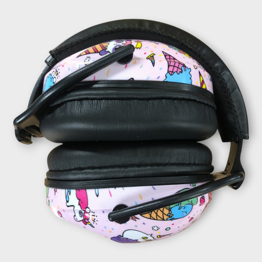 Kids Pink Unicorn Ear Defenders