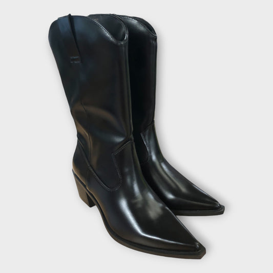 Black Western Style Boots