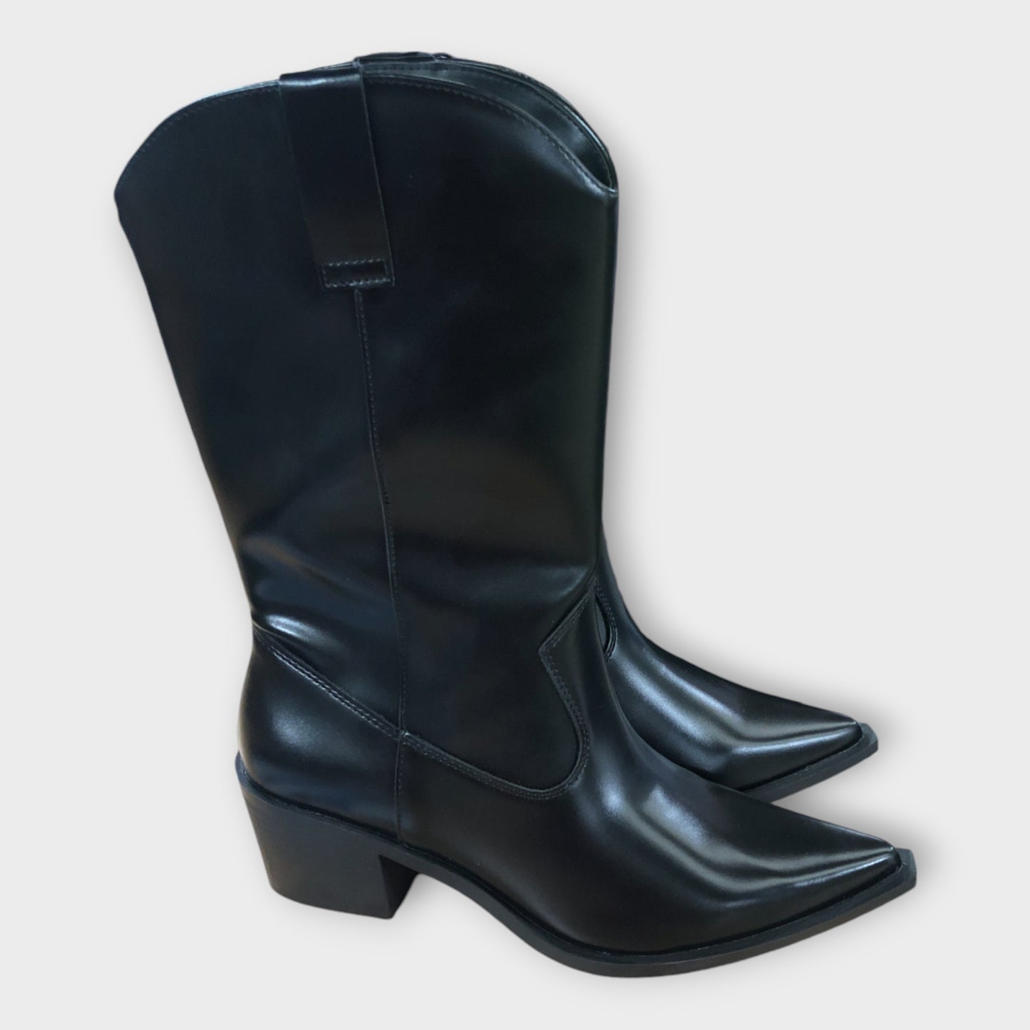 Black Western Style Boots