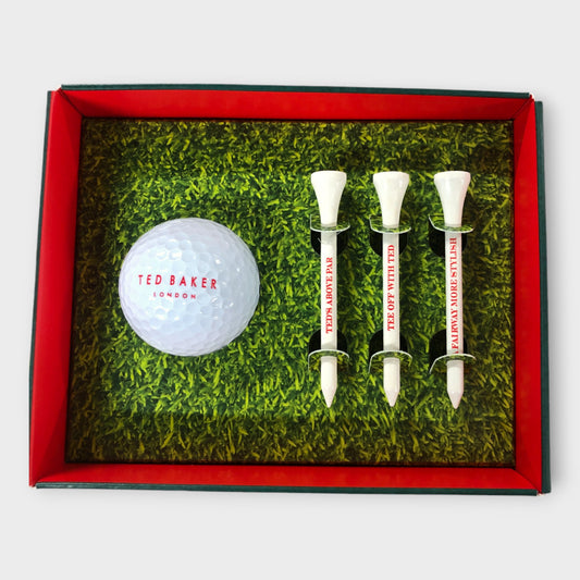 Ted Baker Golf Ball & Tee Set