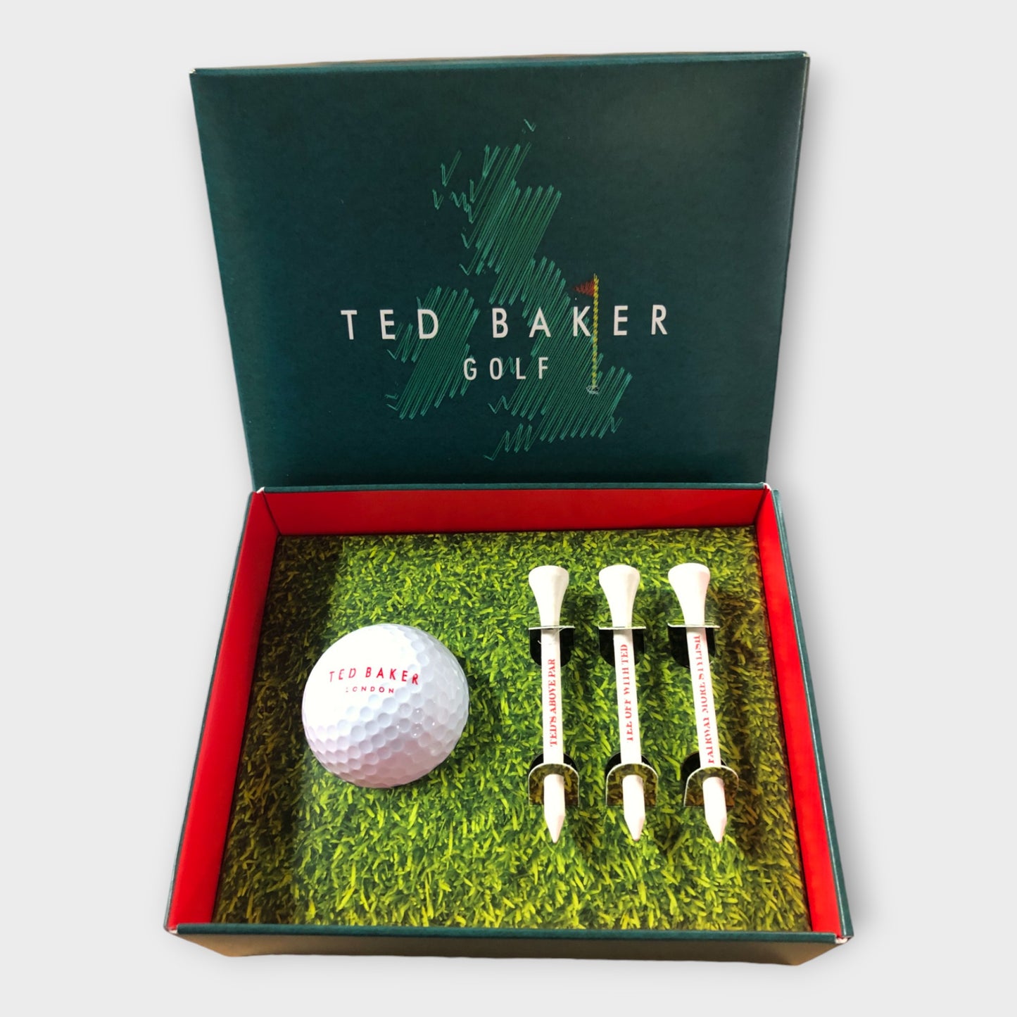 Ted Baker Golf Ball & Tee Set