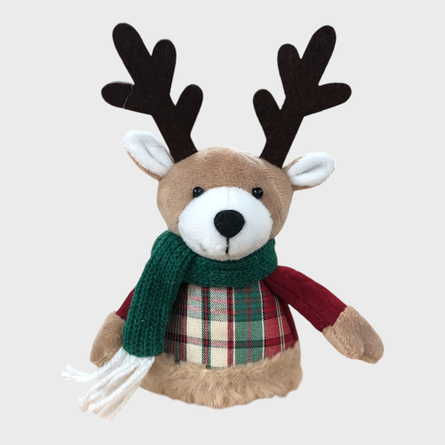 Plush Reindeer Christmas Decoration