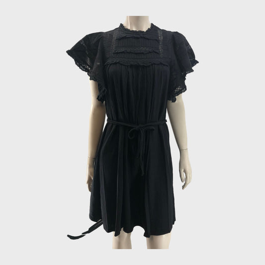 Branded Trim Detail Jersey Mini Dress