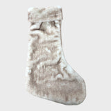 Large Faux Mink Fur Christmas Stocking