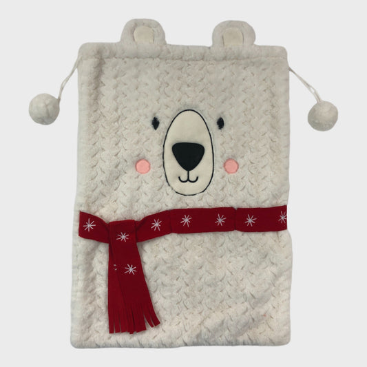 Festive Bear Present Sack