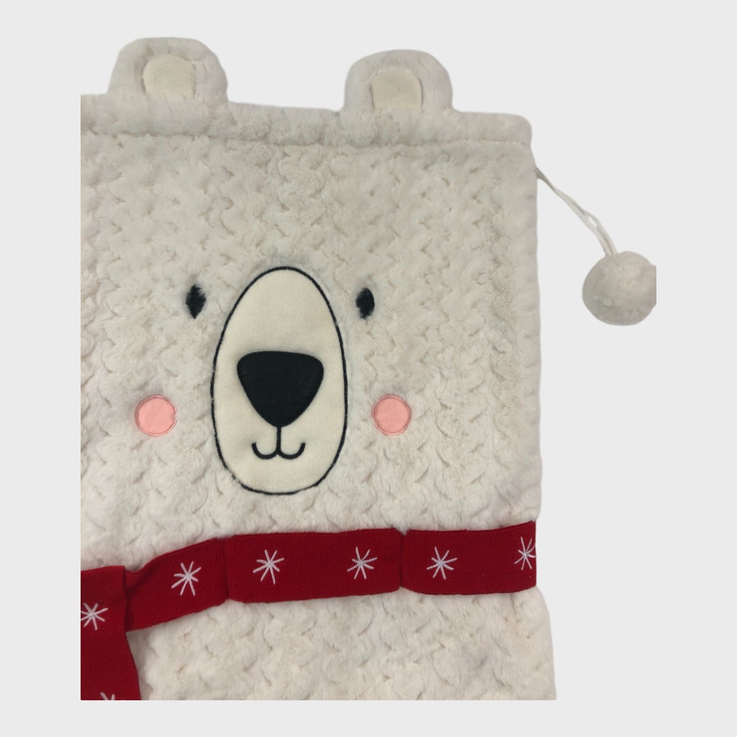 Festive Bear Present Sack