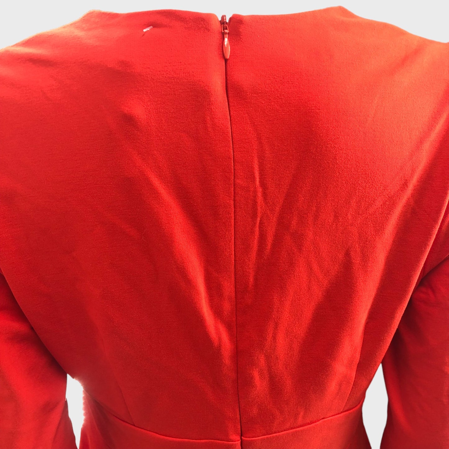 Red Branded Jersey Tea Dress