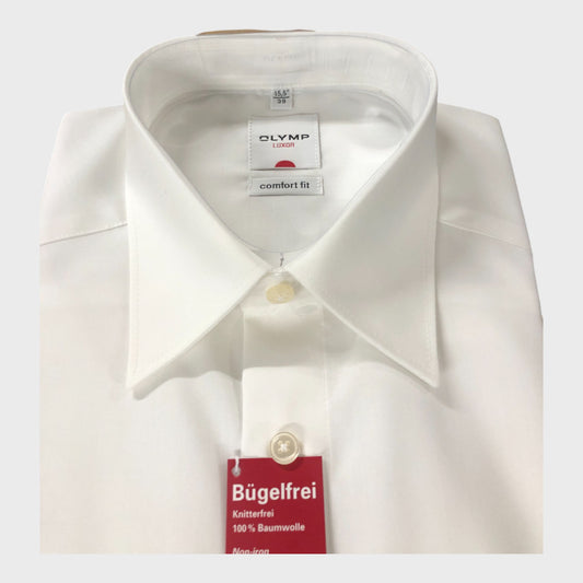 Olymp Luxor White Comfort Fit Shirt