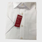 Olymp Luxor White Short Sleeved Comfort Fit Shirt - Size Large