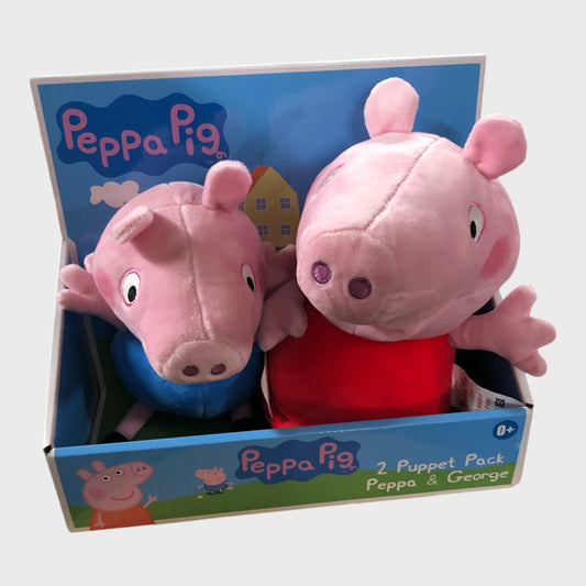 Peppa Pig Two Puppet Pack - Peppa & George