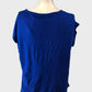 Branded Blue Women's Short Sleeve Blouse Top