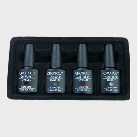 Croitout UV Gel Nail Polish - Set of Four Colours