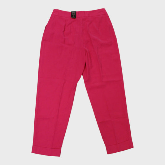 Womens Hot Pink Trousers