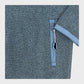 Blue Branded 1/4 Zip Fleece