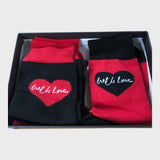 His and Hers 'With Love' Socks