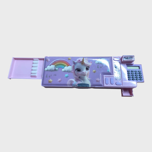 Lilac Unicorn Stationery Case