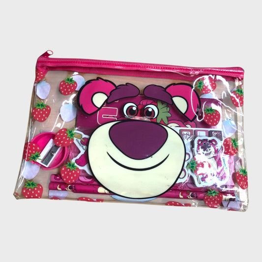 Toy Story Lotso Pencil Case and Stationary Set