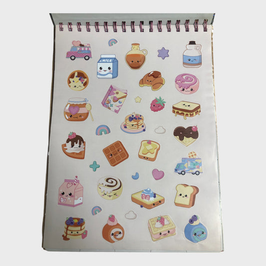 Kawaii Food Colouring and Activity Book
