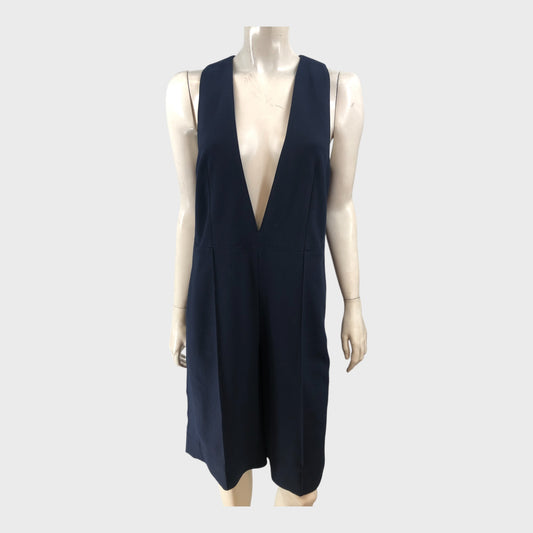 Branded Navy Playsuit - UK8