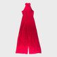 Branded Pink Halter Woven Jumpsuit - UK8