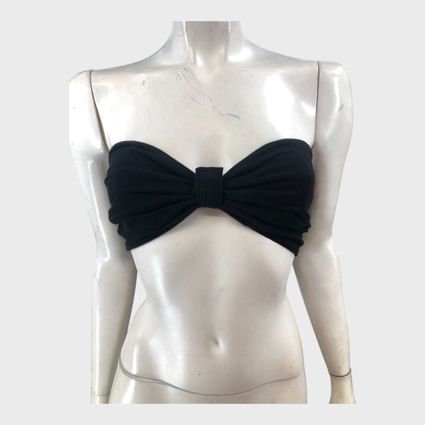Branded Black Bandeau - UK8