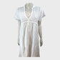 White Broderie Maxi Dress