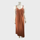 Rust Double Strap Long Dress - UK 12