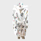 White Mickey and Friends Skiing Dressing Gown