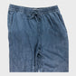 Blue Denim Look Wide Leg Trousers