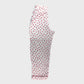 White Cherry Print Loungewear Set