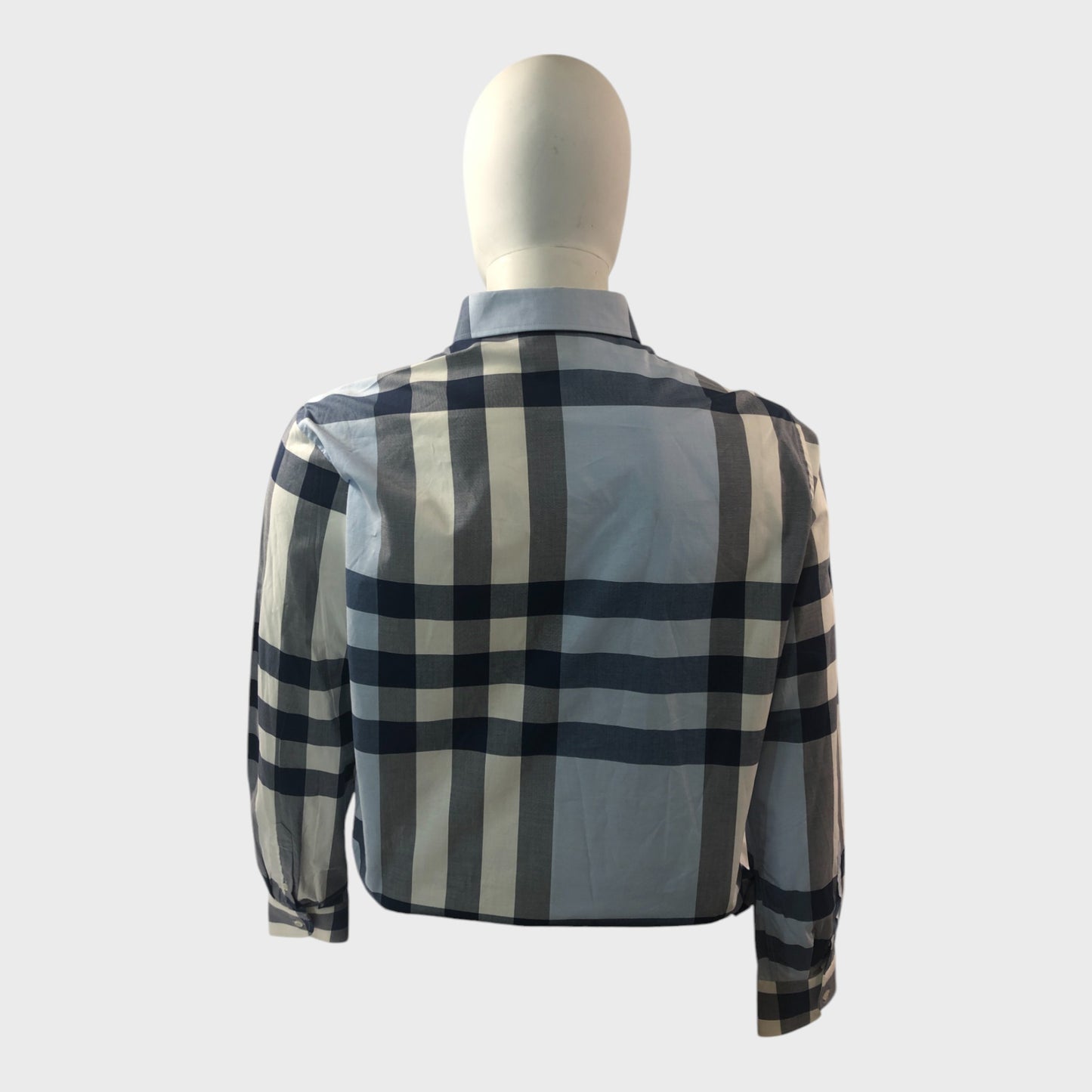 Navigare Blue Check Long Sleeve Shirt