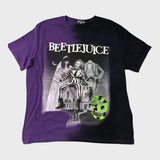 Beetlejuice T-Shirt 2XL Men's Purple Graphic Classic Fit