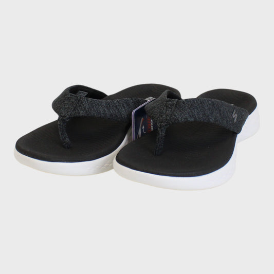 Skechers Women's On-The-Go Sandals Black/White Size 3 UK