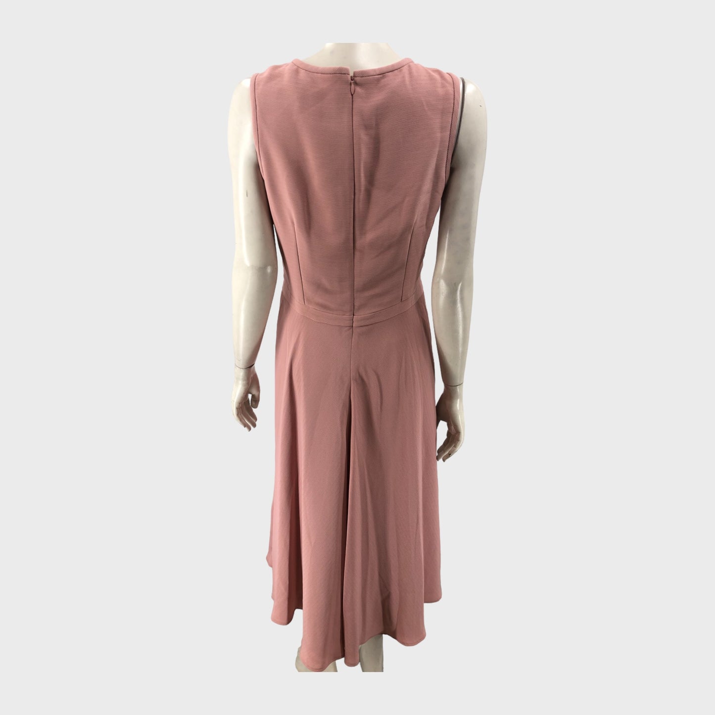 Cosmetic Pink Branded Midi Dress