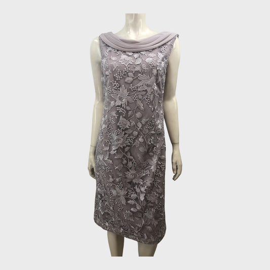 Jacques Verts Grey Lace Dress