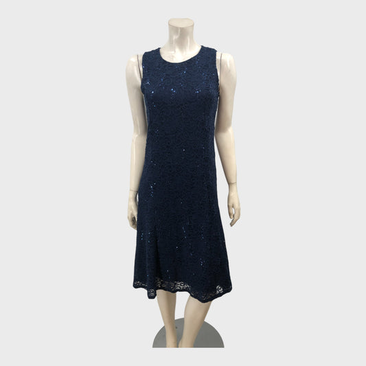 Eastex Navy Lace Dress