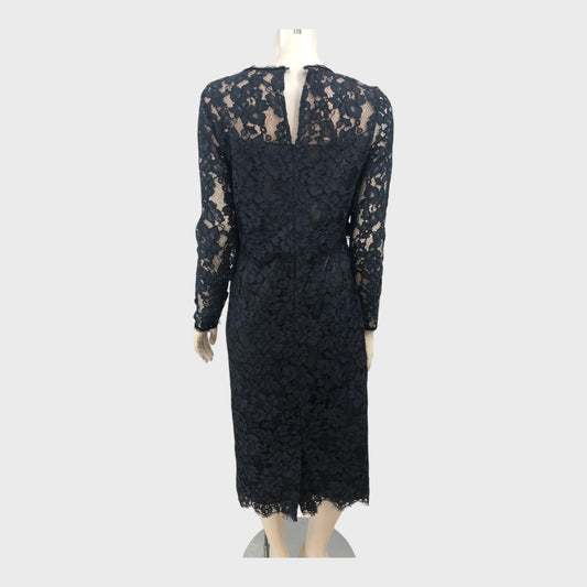 Jacques Vert Black Lace Dress