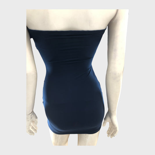 Christopher Kane Navy Tube Bodycon Under Dress