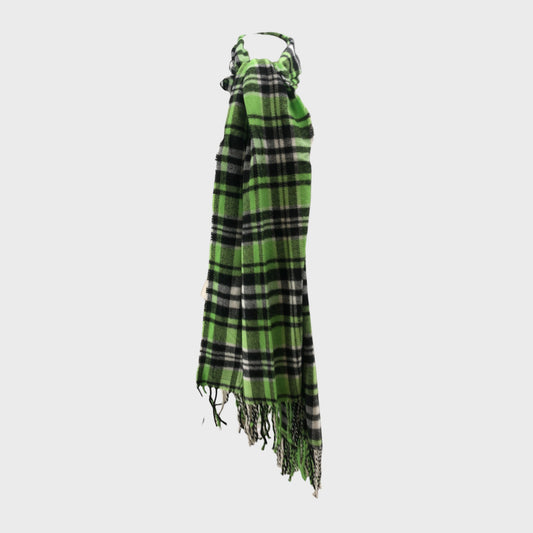 Green Checked Scarf