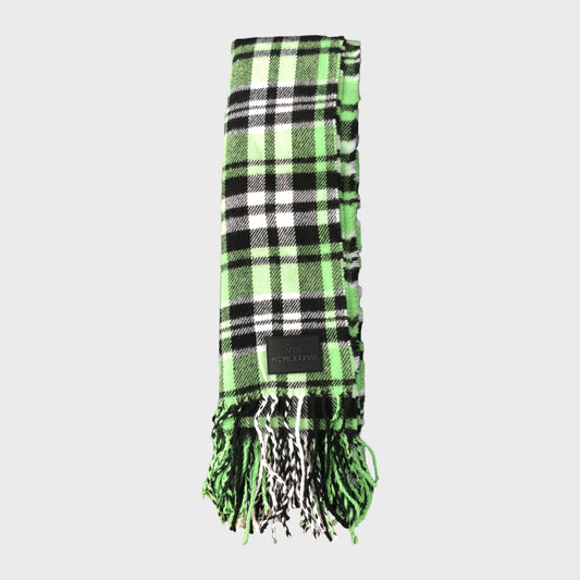 Green Checked Scarf