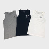 Pack Of 3 Logo Vest Tops