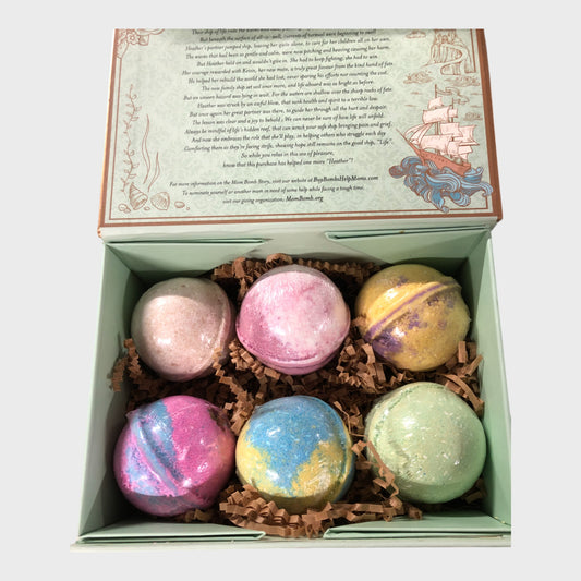 Mom Bomb Gift Set - Six Bath Bombs