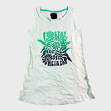 Branded Green Seafoam Printed Vest - Size 10