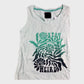 Branded Green Seafoam Printed Vest - Size 10